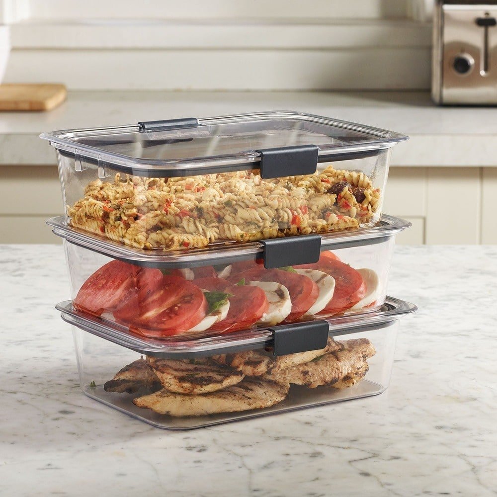 wedding registry ideas Rubbermaid Brilliance 22-piece food storage container set from Bed Bath and Beyond